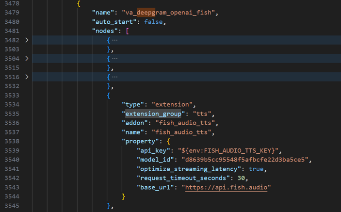 Property JSON nodes