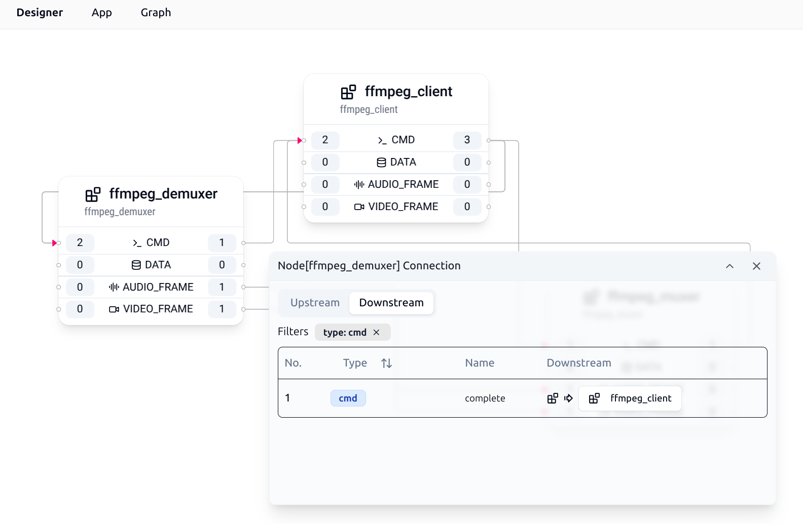 TEN Message Input/Output Dialog